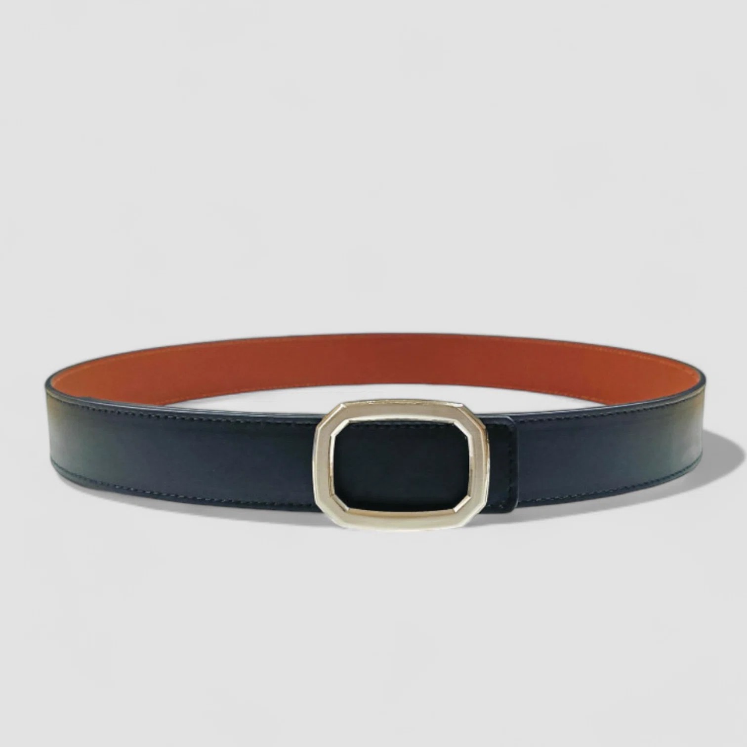 ceinture-cuir-reversible-caramel-noir